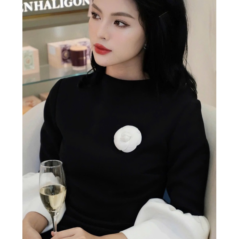 Kẹp tóc/ Cài áo hoa trà mẫu hot ZuchenbyKao