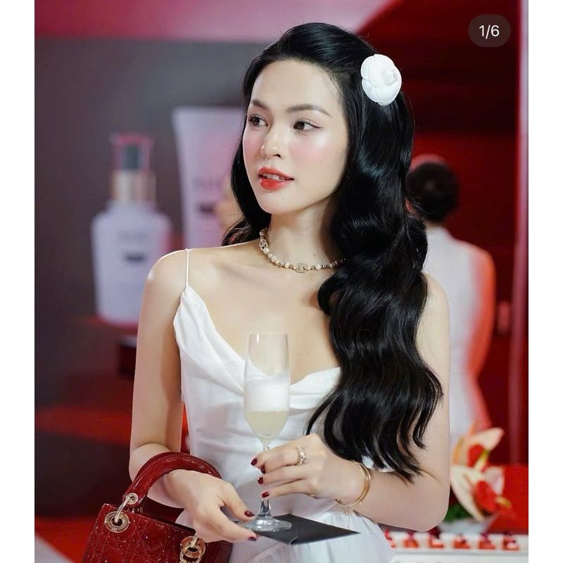 Kẹp tóc/ Cài áo hoa trà mẫu hot ZuchenbyKao