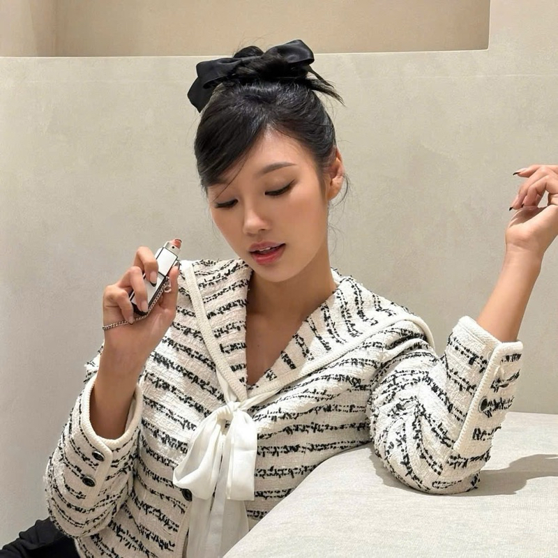 Kẹp tóc bấm nơ lớn nổi bật sản phẩm của ZuchenbyKao