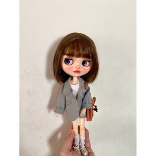 Áo vest xám size blythe,ob24,xinyi