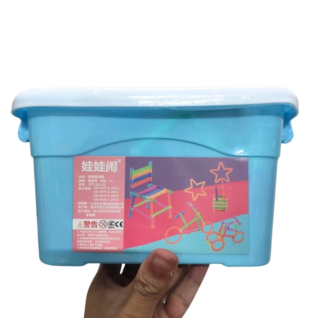 Đồ chơi xếp hình que lắp ráp sáng tạo cho bé thông minh và phát triển tư duy