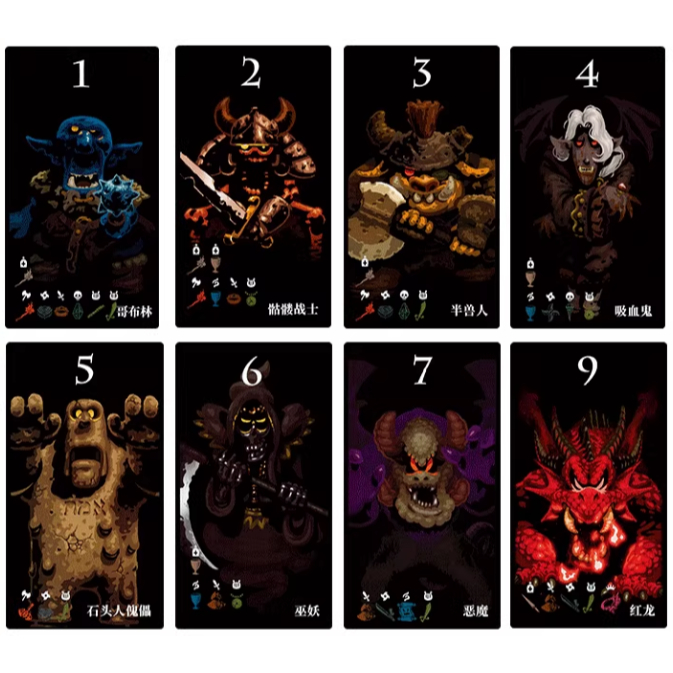 [Luật Việt] Boardgame Dungeon of Mandom VIII Thám hiểm hầm ngục