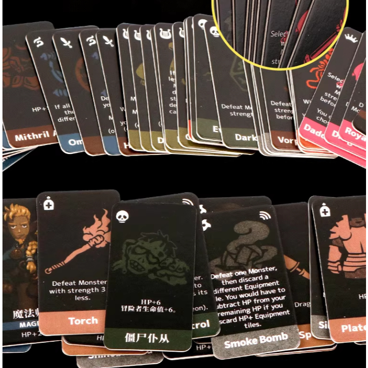 [Luật Việt] Boardgame Dungeon of Mandom VIII Thám hiểm hầm ngục
