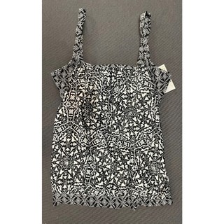 Áo bơi tankini kín đáo nhiều mẫu, che bụng, màu đen trắng, có kèm đệm ngực hàng VNXK