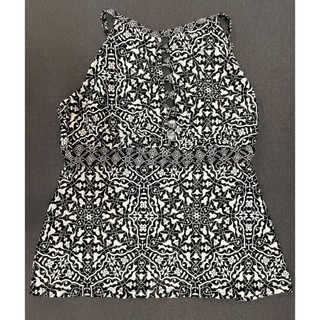 Áo bơi tankini kín đáo nhiều mẫu, che bụng, màu đen trắng, có kèm đệm ngực hàng VNXK