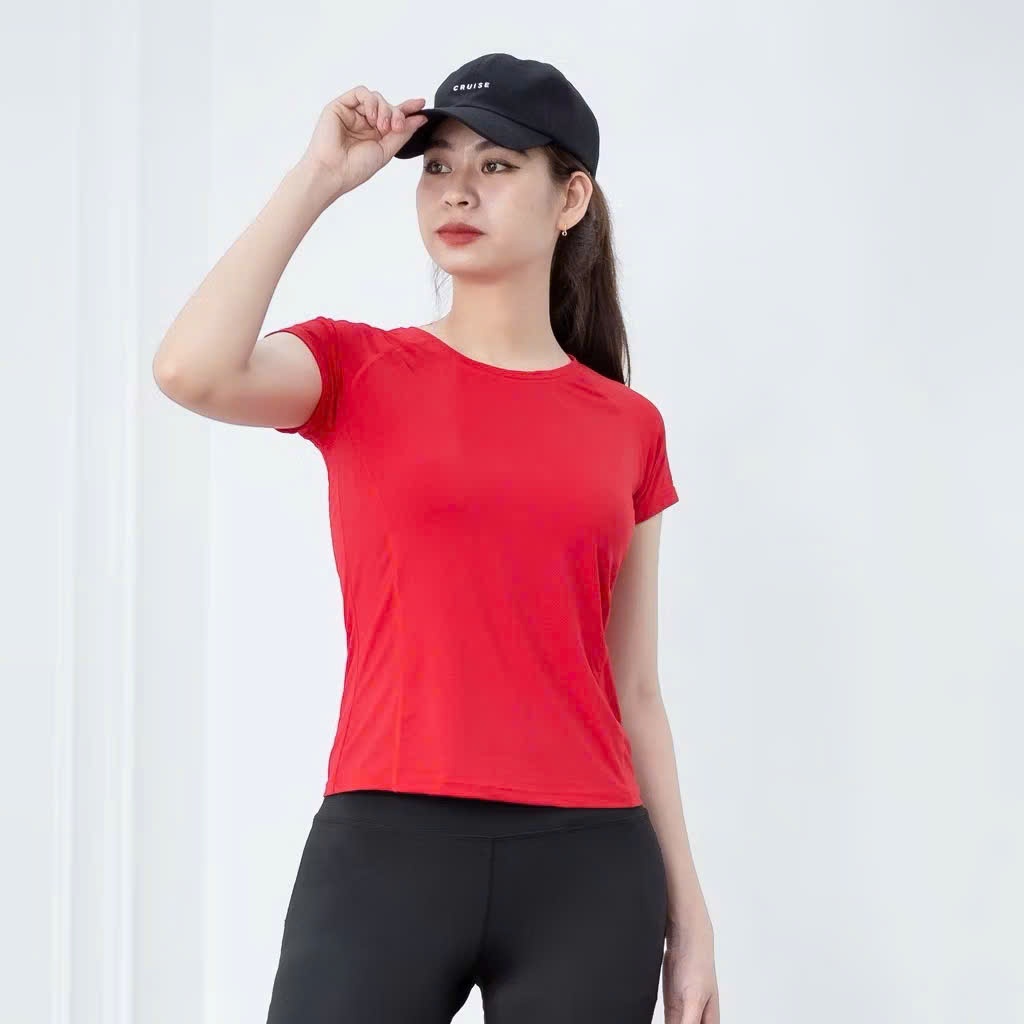 Áo cộc tay thể thao Gladimax G-Coolmax dáng ôm, thoáng mát mặc đi tập gym, yoga, aerobic...