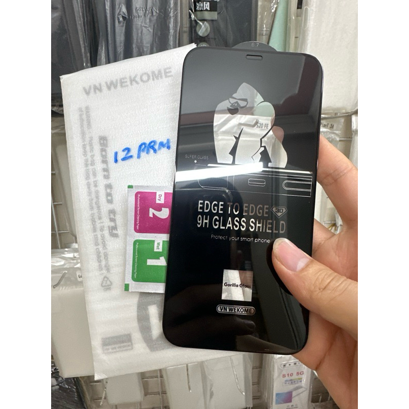 ￼[Chính hãng King Kong ] Kính cường lực iphone Full màn 11/ 12 /13/ 14 /15/ Pro Max | Xs max | Xr |X 8plus|7plus|6plus