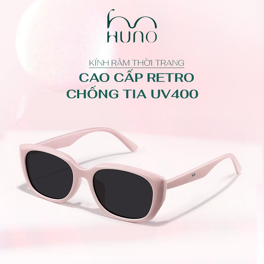 Kính râm gập gọn HUNO, Kính mát thời trang Nam Nữ mắt mèo y2k, chống ...
