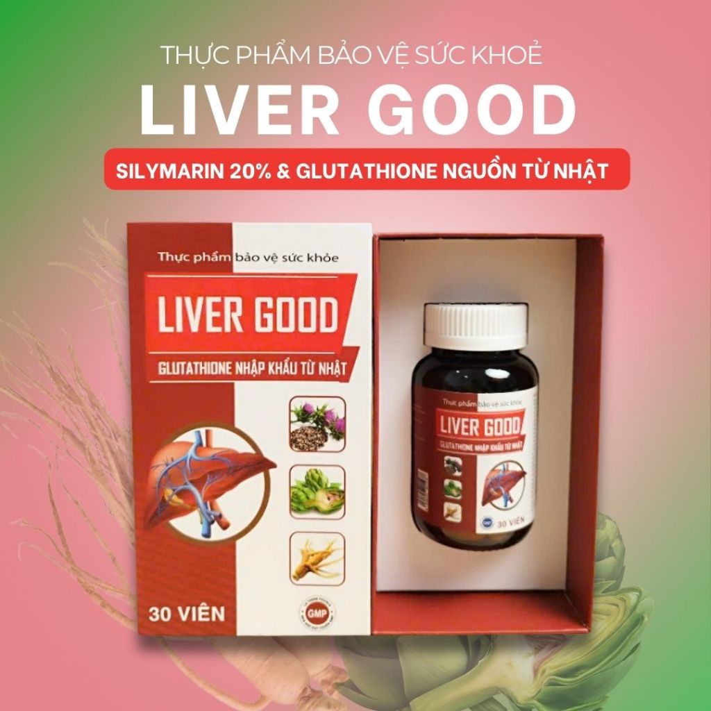 Ảnh Viên uống mát gan Liver Good giúp thanh nhiệt, tăng cường chức năng gan (hộp 30 viên) 2