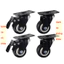 Bánh xe đẩy hàng 50mm chịu tải 150kg gắn cho xe kéo xe