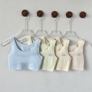 Set 2 Áo Lá Su Bé Gái Basic (Size 20-57Kg), Áo Lót Học Sinh Thoáng Khí Chống Hằn King Shop B-8999
