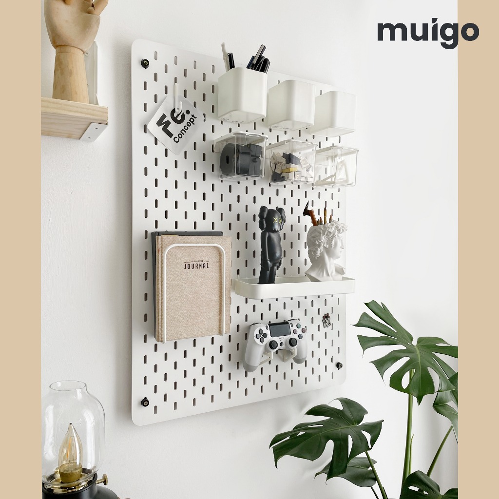 Phụ kiện Pegboard đa năng, khay, giá đỡ, hộp kéo cho bảng lỗ dọc, so le