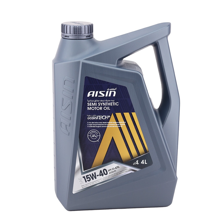 Dầu Nhớt Bán Tổng Hợp AISIN Econtech+ CI4/SL 15W40 4 Lít ECSI1544P