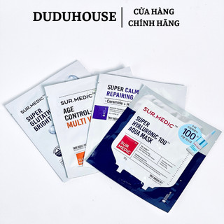 Mặt Nạ Giấy Sur.Medic+ Super Calm Repairing, Glutathione,Hyaluronic, Multi Vita Mask 30g