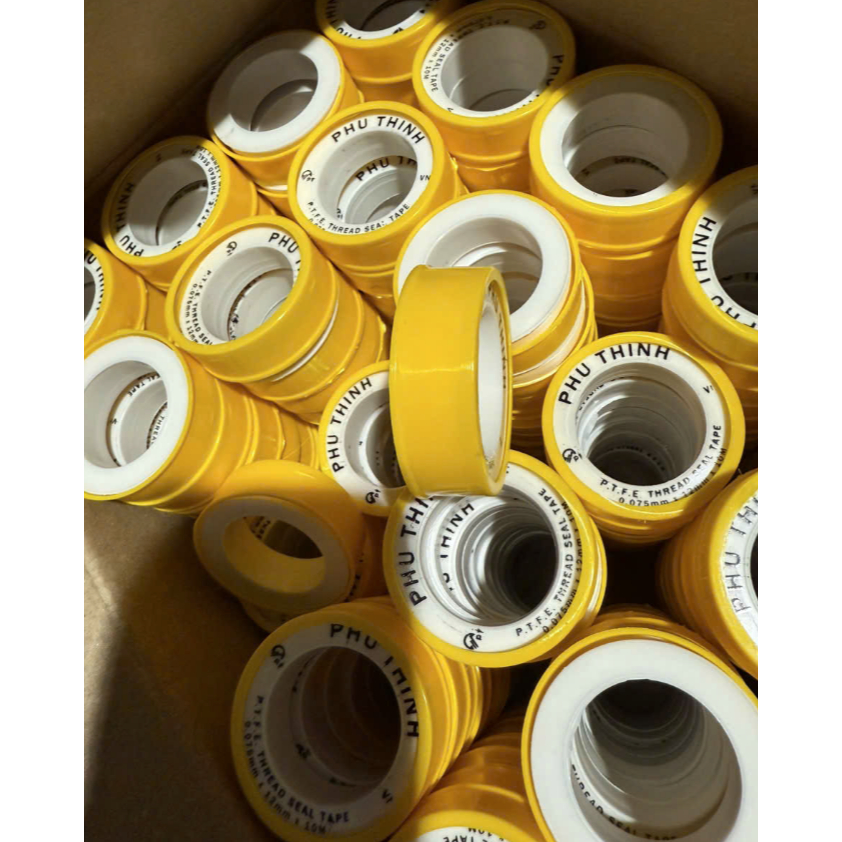 Băng Tan Cao Su Non PTFE 10m Dùng Cuốn Chống Rò Nước