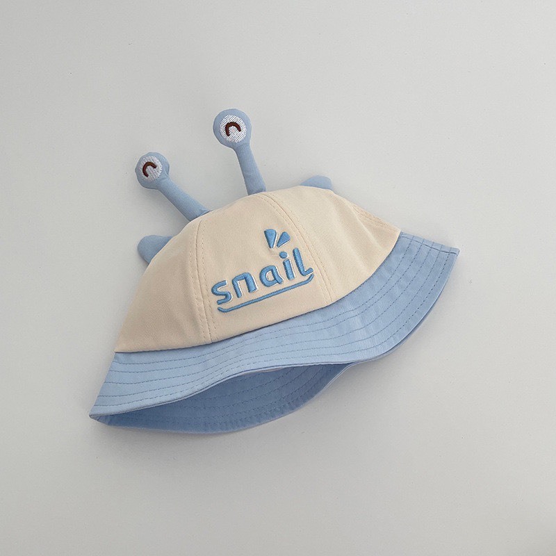 Mũ vành nón tai bèo ỐC SÊN đáng yêu cho bé trai bé gái. chất liệu Cotton mềm mịn, thoáng khí saubabi