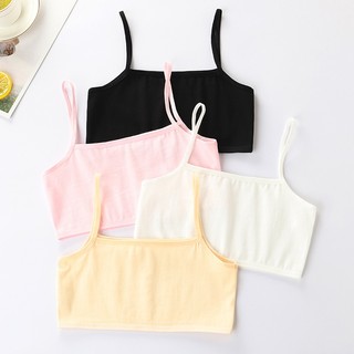Set 3 Áo Lá Cho Bé Gái Mới Lớn (Size 22-47Kg), Áo Lót Lá Học Sinh Cotton Thoáng Khí King Shop A-032