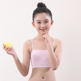 Set 3 Áo Lá Cho Bé Gái Mới Lớn (Size 22-47Kg), Áo Lót Lá Học Sinh Cotton Thoáng Khí King Shop A-032