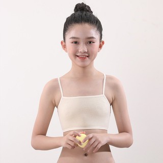 Set 3 Áo Lá Cho Bé Gái Mới Lớn (Size 22-47Kg), Áo Lót Lá Học Sinh Cotton Thoáng Khí King Shop A-032