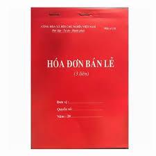 .Hóa đơn bán lẻ 2 liên,1 liên  giấy đẹp