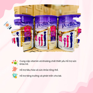 Sữa Bột PediaSure Úc Mẫu Mới 850g Giúp Tăng Sức Đề Kháng, Bổ Sung Vitamin Hỗ Trợ Tiêu Hoá Cho Bé