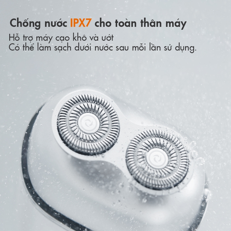 Ảnh Máy cạo râu thông minh Gaabor ER-T01 đầu cạo 3D ôm vòng, chống nước IPX7 nhỏ gọn dễ dàng mang đi 2