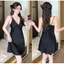 Váy Ngủ Lụa Satin Cao Cấp Mềm Mại Phối Ren Nơ Ngực Ôm Dáng Gợi Cảm | SOOYA N111
