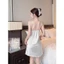 Váy Ngủ Lụa Satin Cao Cấp Mềm Mại Phối Ren Nơ Ngực Ôm Dáng Gợi Cảm | SOOYA N111