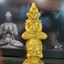 Tượng Điêu Khắc Thần Ngân 18cm Vật Trang Trí Mang Lại Sự Thư Thái và Tinh Tế