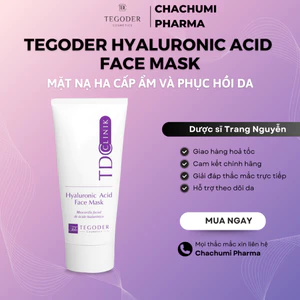 Mặt nạ HA cấp ẩm và phục hồi da Tegoder Hyaluronic Acid face mask 50ml