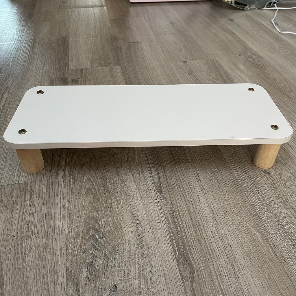 Kệ để màn hình máy tính decor góc làm việc gỗ MDF thương hiệu NHU Y DECOR