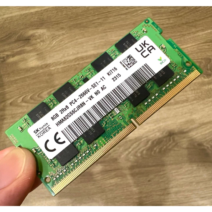 [Top 3 Ram chất] SK hynix 8GB DDR4 2666Mhz (2Rx8) Laptop - Ram Dual Rank chuyên xử lý ứng dụng nặng