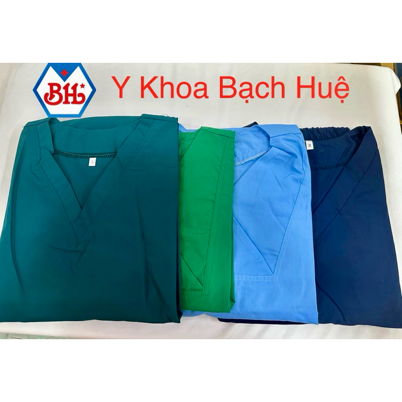 Bộ đồ mổ, bộ quần áo trong phòng mỗ dành cho nam nữ-chất liệu thoáng mát, tươi sáng