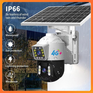 Camera HY-2312 4MP, Góc Rộng 180°, Camera Kép, Kết Nối 4G/Wifi, Pin 10000mAh,...
