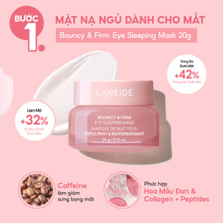Set Mặt Nạ Ngủ Giúp Da Căng Mọng Toàn Diện LANEIGE PLUMP & HYDRATE TRIO