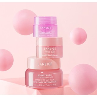 Set Mặt Nạ Ngủ Giúp Da Căng Mọng Toàn Diện LANEIGE PLUMP & HYDRATE TRIO