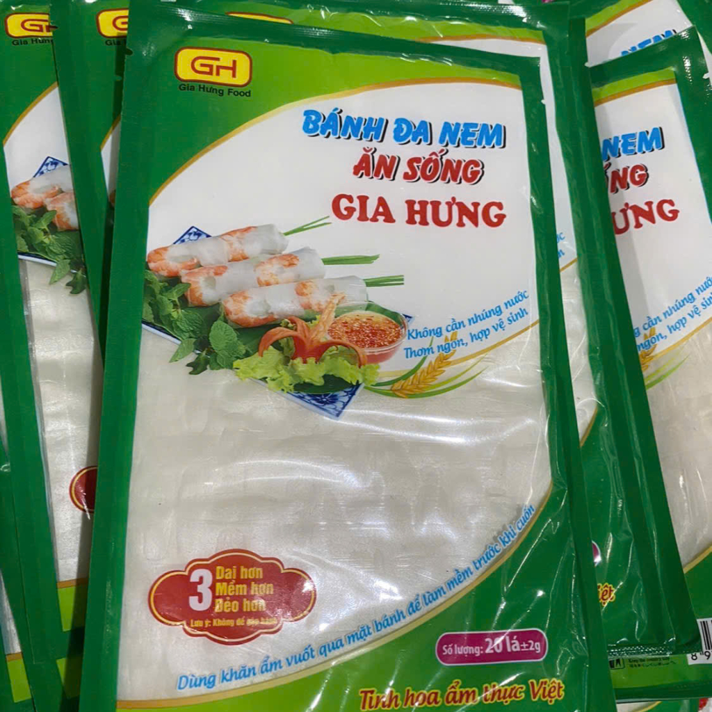 Bánh Đa Nem Ăn Sống Gia Hưng _ Đặc Sản Bánh Tráng Cuốn Tươi, Dai Ngon