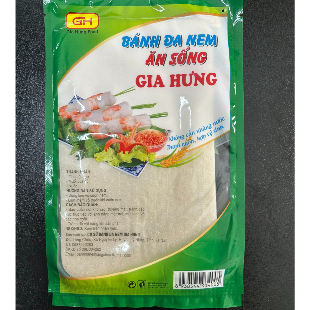 Bánh Đa Nem Ăn Sống Gia Hưng _ Đặc Sản Bánh Tráng Cuốn Tươi, Dai Ngon