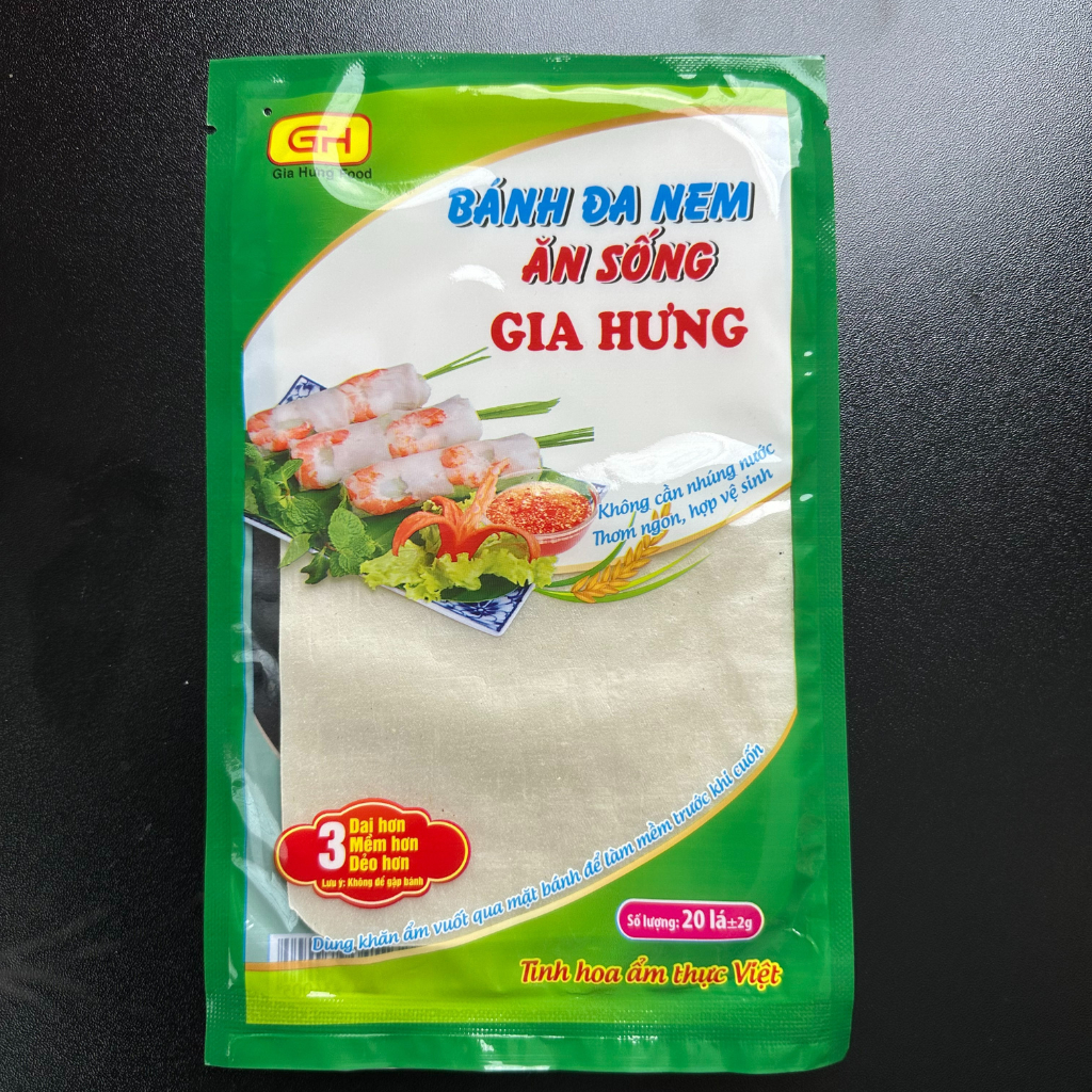 Bánh Đa Nem Ăn Sống Gia Hưng _ Đặc Sản Bánh Tráng Cuốn Tươi, Dai Ngon