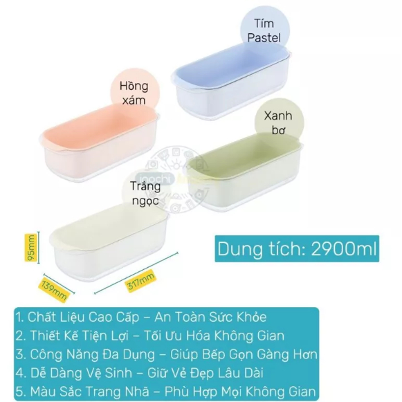 Bộ Thau rổ CHỮ NHẬT YoKo Inochi Sự Lựa Chọn Hoàn Hảo Cho Không Gian Bếp Hiện Đại