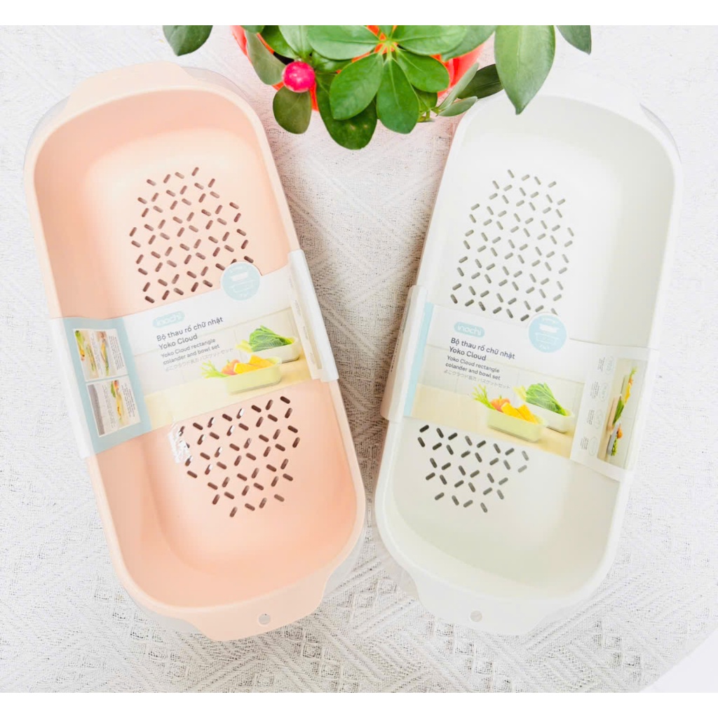 Bộ Thau rổ CHỮ NHẬT YoKo Inochi Sự Lựa Chọn Hoàn Hảo Cho Không Gian Bếp Hiện Đại