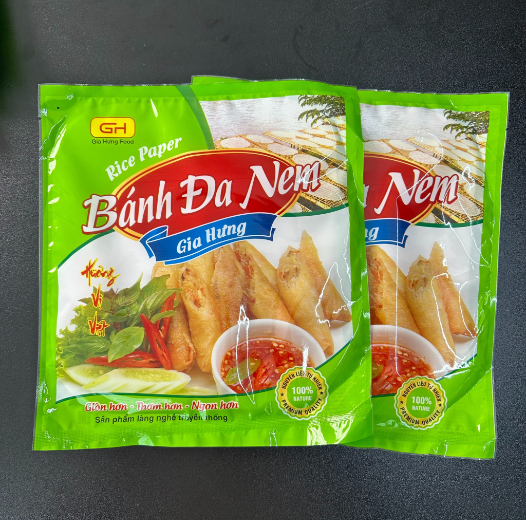 Bánh Đa Nem Gia Hưng túi 20 lá - COMBO Bánh Tráng Cuốn Nem Rán, Giòn Hơn, Ngon Hơn