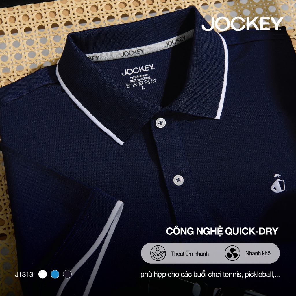 Ảnh Áo Polo Jockey Nam thêu logo - J1313 2