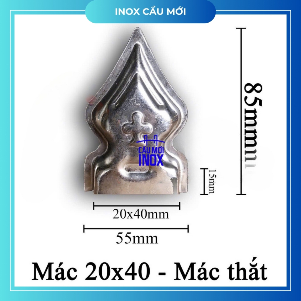 Mũi giáo inox 304 chống trộm, chông trang trí cửa cổng, hoa văn inox bền đẹp, sắc nét, cao cấp