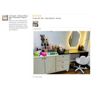 Bàn Trang Điểm, Bàn Làm Việc , Kết Hợp Tủ Console.