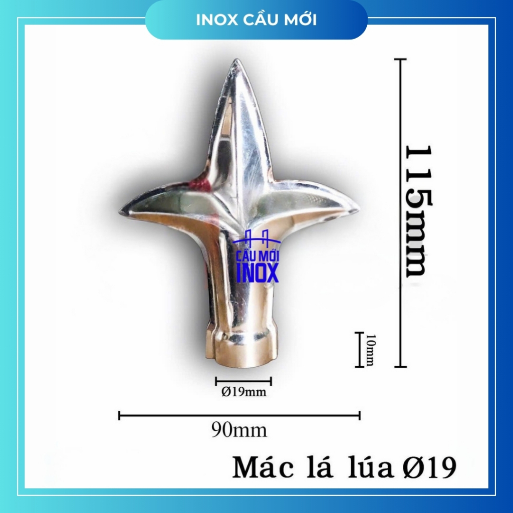 Mũi giáo inox 304 chống trộm, chông trang trí cửa cổng, hoa văn inox bền đẹp, sắc nét, cao cấp