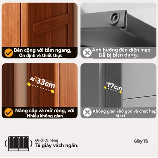 Tủ giày tre nhiều tầng tủ để giày dép gỗ tại hộ gia đình khí không mùi kệ giày gỗ giá đựng giày dép