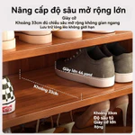 Tủ giày tre nhiều tầng tủ để giày dép gỗ tại hộ gia đình khí không mùi kệ giày gỗ giá đựng giày dép — ảnh 7
