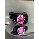 Pha Wave ( Chính Hãng ) Độ Bi Sẵn E11+ Viền Đen Mẫu Mới Công Xuất 70W , Mắt Quỷ App + Vòng 3D Trắng ( Bảo Hành 24 Tháng) — ảnh 5