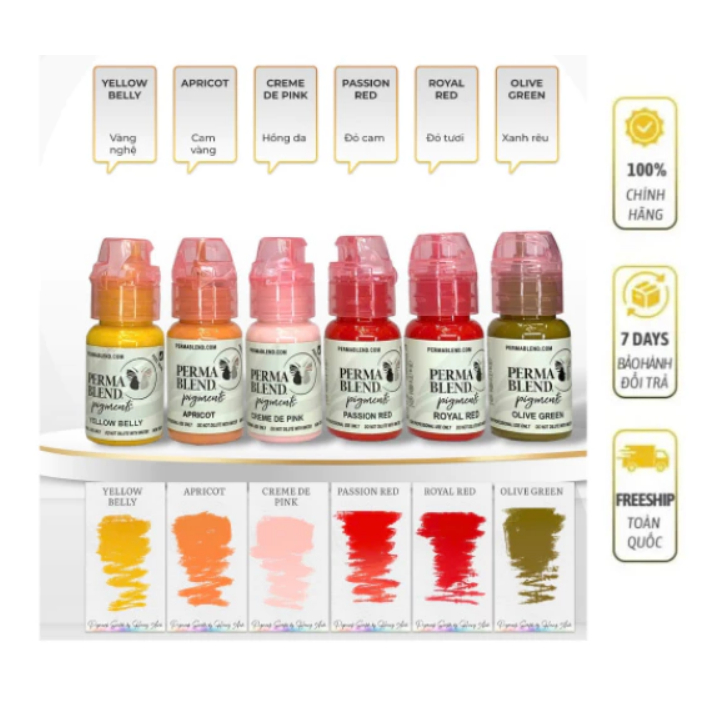 PERMA BLEND 5ML MÀU MÀY CHÍNH HÃNG BONG ĐẸP